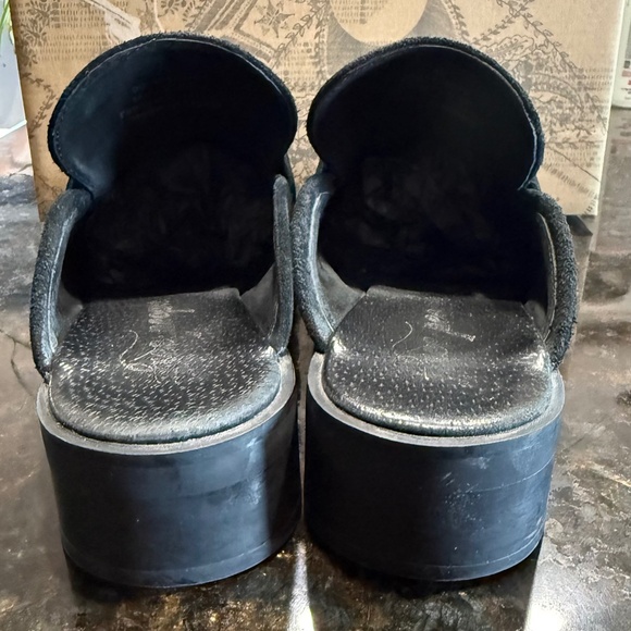 Free People Payton Suede Slip Penny Loafer Mules Women's Size 40 - Picture 2 of 7